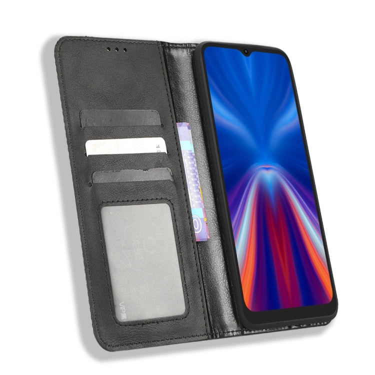 Custodia per telefono in pelle con trama retrò con fibbia magnetica, For UMIDIGI C1, For UMIDIGI F3 5G / 4G / F3S / F3 SE, For UMIDIGI Power 7 / Power 7S, For ZTE Blade A52 Lite, For ZTE Blade A72 5G