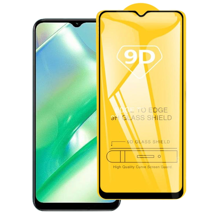 Pellicola in vetro temperato a schermo intero con colla intera 9D, For Realme 10(1 PC), For Realme 10 5G(1 PC)
