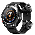 T92 Touchscreen IPS da 1,28 pollici 2 in 1 Auricolare Bluetooth Smart Watch, supporto monitoraggio della frequenza cardiaca/musica Bluetooth