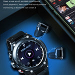 T92 Touchscreen IPS da 1,28 pollici 2 in 1 Auricolare Bluetooth Smart Watch, supporto monitoraggio della frequenza cardiaca/musica Bluetooth