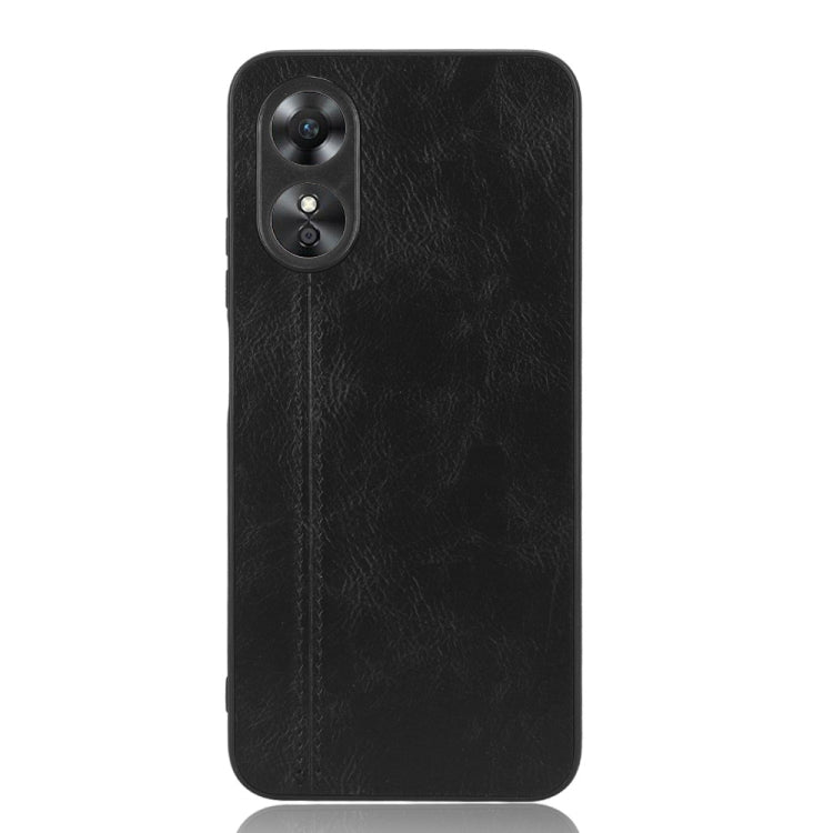 Cassa del telefono della pelle del modello della mucca da cucire PC + PU + TPU, For OPPO A17, For Xiaomi Redmi A1, For Honor X8 5G/X6 5G/Play6C, For Samsung Galaxy A04 4G, For Xiaomi Poco M4 5G, For Xiaomi Poco M5 4G