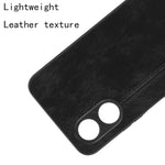 Cassa del telefono della pelle del modello della mucca da cucire PC + PU + TPU, For OPPO A17, For Xiaomi Redmi A1, For Honor X8 5G/X6 5G/Play6C, For Samsung Galaxy A04 4G, For Xiaomi Poco M4 5G, For Xiaomi Poco M5 4G