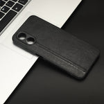Cassa del telefono della pelle del modello della mucca da cucire PC + PU + TPU, For OPPO A17, For Xiaomi Redmi A1, For Honor X8 5G/X6 5G/Play6C, For Samsung Galaxy A04 4G, For Xiaomi Poco M4 5G, For Xiaomi Poco M5 4G