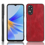 Cassa del telefono della pelle del modello della mucca da cucire PC + PU + TPU, For OPPO A17, For Xiaomi Redmi A1, For Honor X8 5G/X6 5G/Play6C, For Samsung Galaxy A04 4G, For Xiaomi Poco M4 5G, For Xiaomi Poco M5 4G