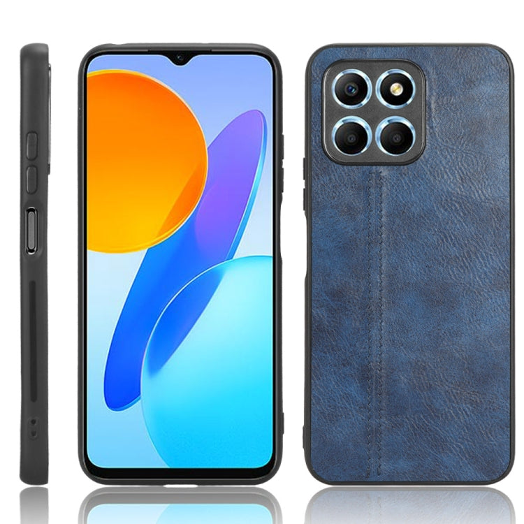 Cassa del telefono della pelle del modello della mucca da cucire PC + PU + TPU, For OPPO A17, For Xiaomi Redmi A1, For Honor X8 5G/X6 5G/Play6C, For Samsung Galaxy A04 4G, For Xiaomi Poco M4 5G, For Xiaomi Poco M5 4G