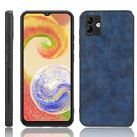 Cassa del telefono della pelle del modello della mucca da cucire PC + PU + TPU, For OPPO A17, For Xiaomi Redmi A1, For Honor X8 5G/X6 5G/Play6C, For Samsung Galaxy A04 4G, For Xiaomi Poco M4 5G, For Xiaomi Poco M5 4G