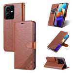 AZNS Custodia per cellulare in pelle di pecora con struttura in pelle di pecora, For vivo Y22/Y22s/Y35 4G, For Huawei Mate 50 Pro, For Honor X40