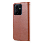 AZNS Custodia per cellulare in pelle di pecora con struttura in pelle di pecora, For vivo Y22/Y22s/Y35 4G, For Huawei Mate 50 Pro, For Honor X40