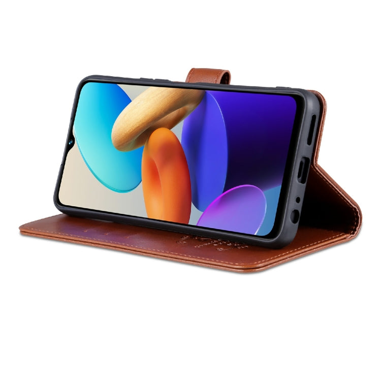 AZNS Custodia per cellulare in pelle di pecora con struttura in pelle di pecora, For vivo Y22/Y22s/Y35 4G, For Huawei Mate 50 Pro, For Honor X40