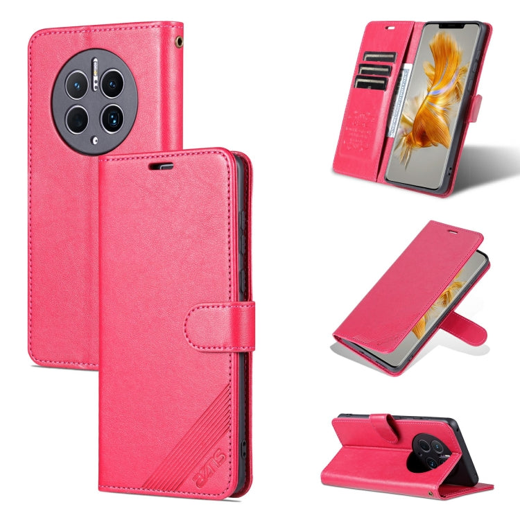 AZNS Custodia per cellulare in pelle di pecora con struttura in pelle di pecora, For vivo Y22/Y22s/Y35 4G, For Huawei Mate 50 Pro, For Honor X40