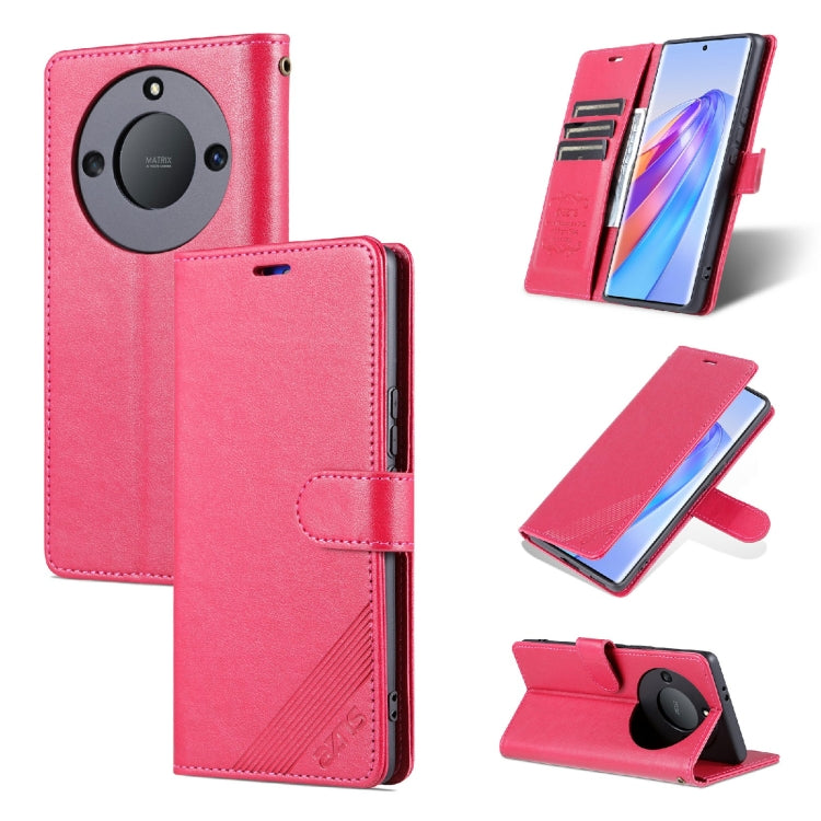 AZNS Custodia per cellulare in pelle di pecora con struttura in pelle di pecora, For vivo Y22/Y22s/Y35 4G, For Huawei Mate 50 Pro, For Honor X40