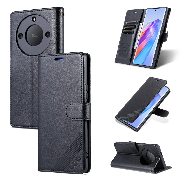 AZNS Custodia per cellulare in pelle di pecora con struttura in pelle di pecora, For vivo Y22/Y22s/Y35 4G, For Huawei Mate 50 Pro, For Honor X40