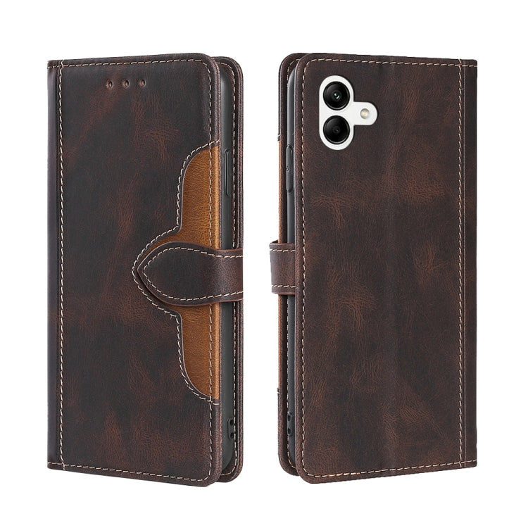 Custodia per telefono in pelle con fibbia magnetica Skin Feel, For Motorola Moto E22/E22i, For Samsung Galaxy A04, For TCL 305i, For Nokia G60 5G, For Honor X8 5G/X6