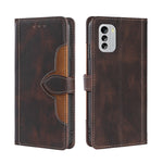 Custodia per telefono in pelle con fibbia magnetica Skin Feel, For Motorola Moto E22/E22i, For Samsung Galaxy A04, For TCL 305i, For Nokia G60 5G, For Honor X8 5G/X6