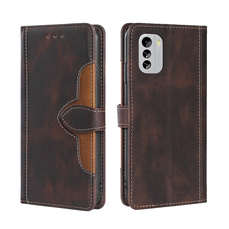 Custodia per telefono in pelle con fibbia magnetica Skin Feel, For Motorola Moto E22/E22i, For Samsung Galaxy A04, For TCL 305i, For Nokia G60 5G, For Honor X8 5G/X6