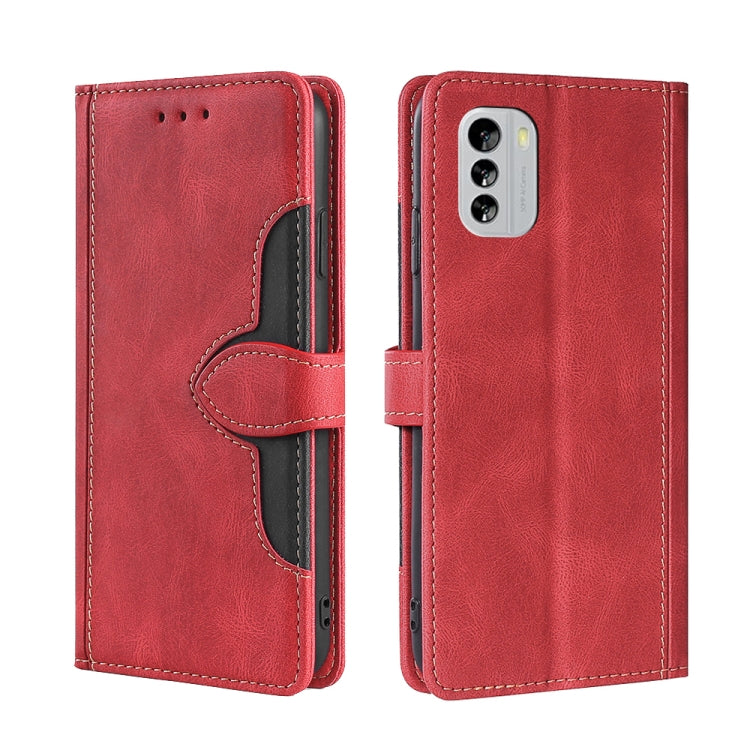Custodia per telefono in pelle con fibbia magnetica Skin Feel, For Motorola Moto E22/E22i, For Samsung Galaxy A04, For TCL 305i, For Nokia G60 5G, For Honor X8 5G/X6