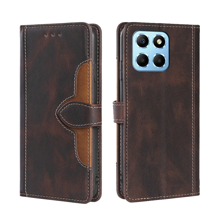Custodia per telefono in pelle con fibbia magnetica Skin Feel, For Motorola Moto E22/E22i, For Samsung Galaxy A04, For TCL 305i, For Nokia G60 5G, For Honor X8 5G/X6
