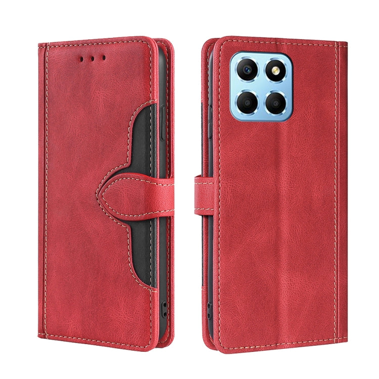 Custodia per telefono in pelle con fibbia magnetica Skin Feel, For Motorola Moto E22/E22i, For Samsung Galaxy A04, For TCL 305i, For Nokia G60 5G, For Honor X8 5G/X6