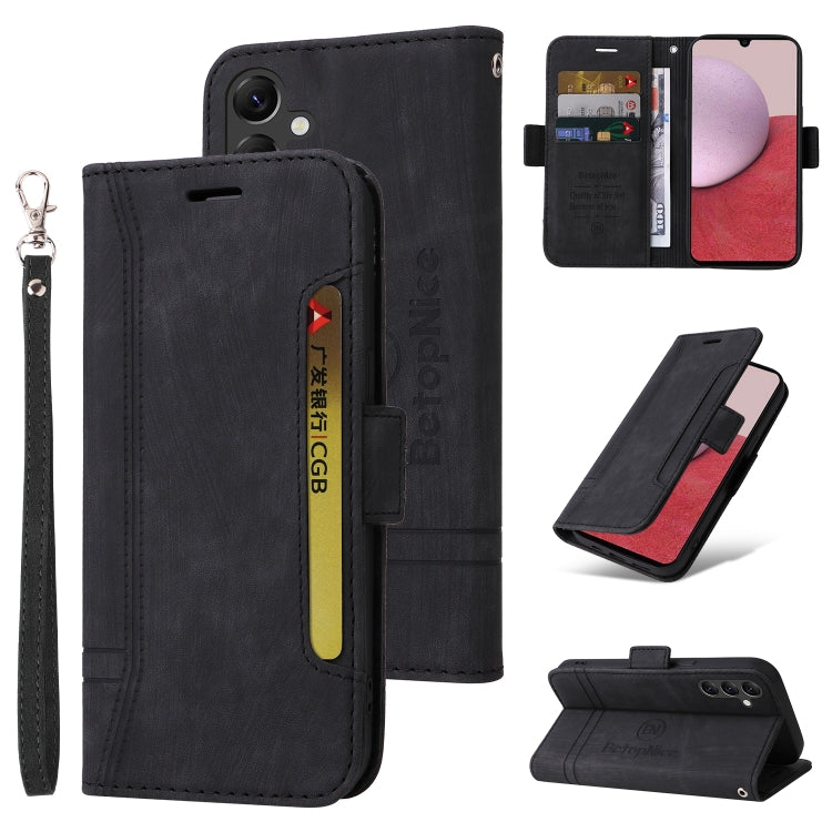 BETOPNICE Custodia per telefono in pelle con fibbia a doppio lato, For Samsung Galaxy A14 5G, For Honor X8 5G / X6, For Samsung Galaxy S23 5G, For OPPO A17
