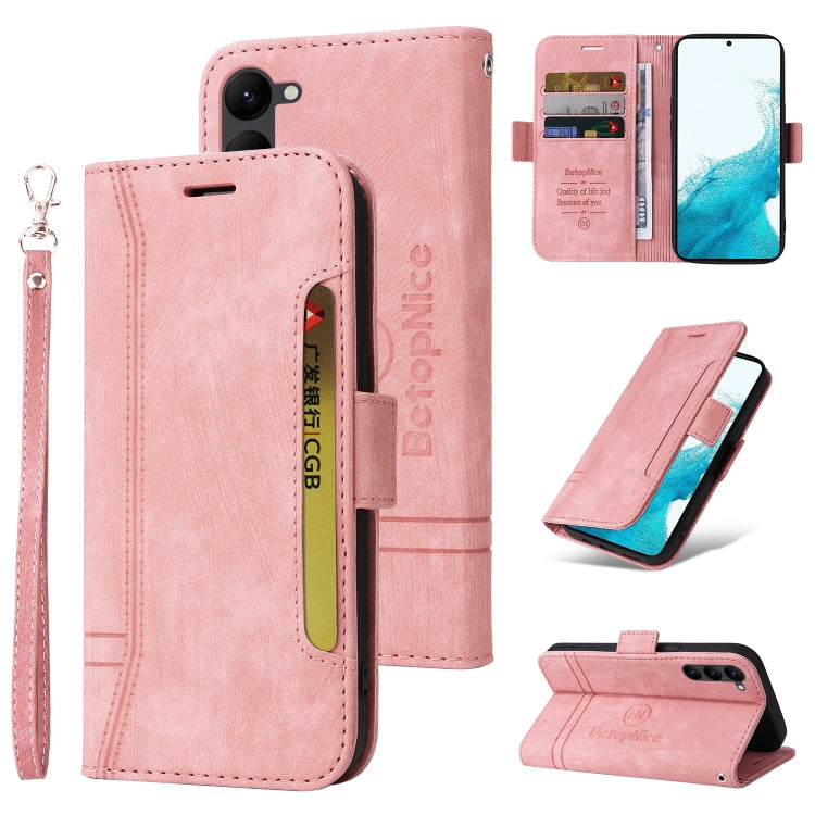 BETOPNICE Custodia per telefono in pelle con fibbia a doppio lato, For Samsung Galaxy S23+ 5G, For Samsung Galaxy S23 Ultra 5G
