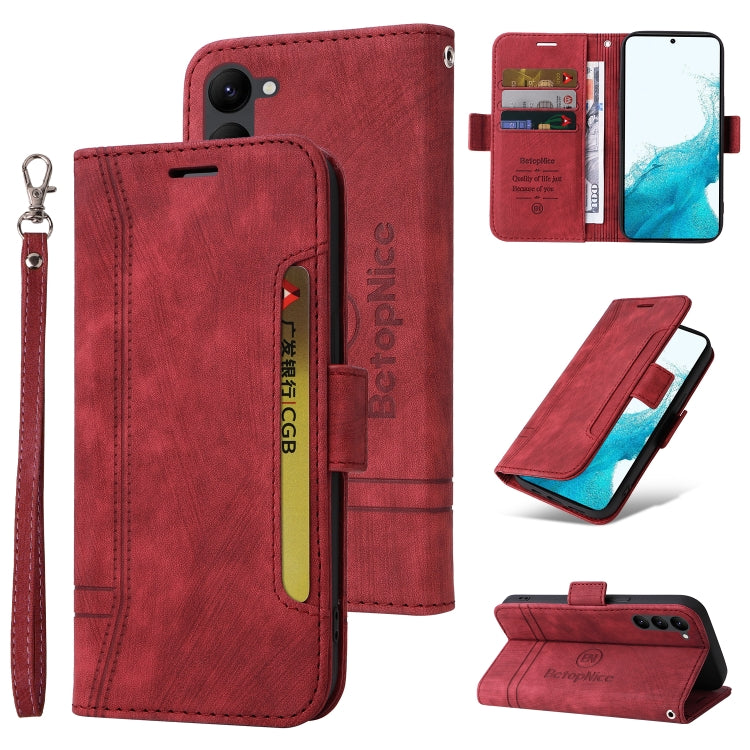 BETOPNICE Custodia per telefono in pelle con fibbia a doppio lato, For Samsung Galaxy S23+ 5G, For Samsung Galaxy S23 Ultra 5G