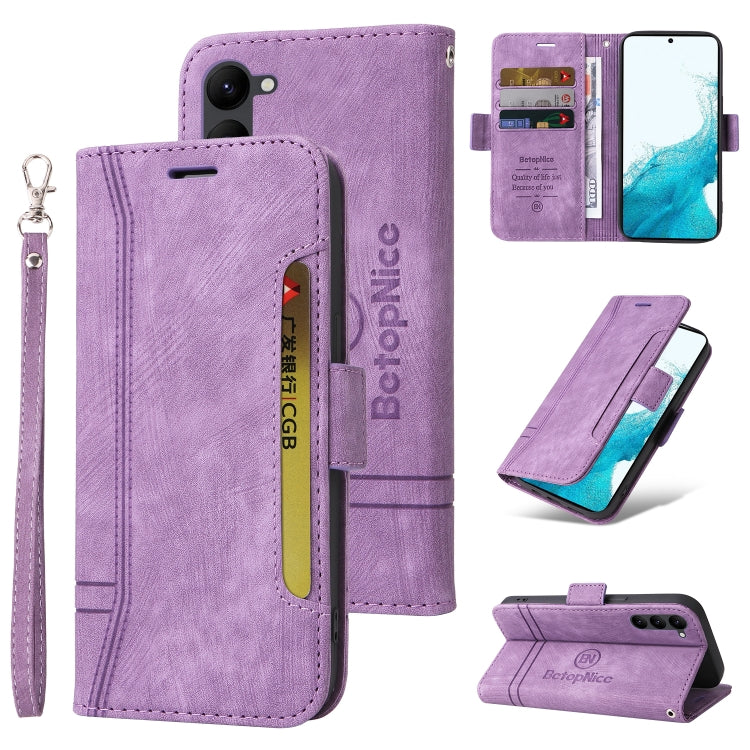 BETOPNICE Custodia per telefono in pelle con fibbia a doppio lato, For Samsung Galaxy S23+ 5G, For Samsung Galaxy S23 Ultra 5G