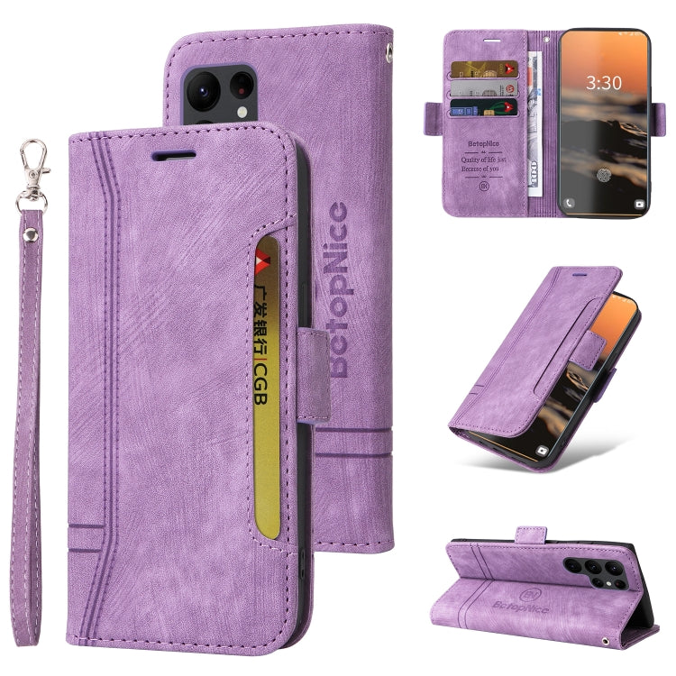 BETOPNICE Custodia per telefono in pelle con fibbia a doppio lato, For Samsung Galaxy S23+ 5G, For Samsung Galaxy S23 Ultra 5G