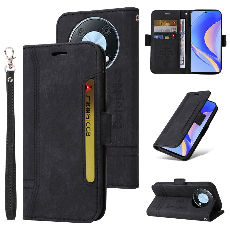 BETOPNICE Custodia per telefono in pelle con fibbia a doppio lato, For Xiaomi 12T / 12T Pro / K50 Ultra, For Xiaomi Redmi A1 4G, For Huawei nova Y70 / Y70 Plus / Enjoy 50, For Huawei nova Y90 / Enjoy 50 Pro