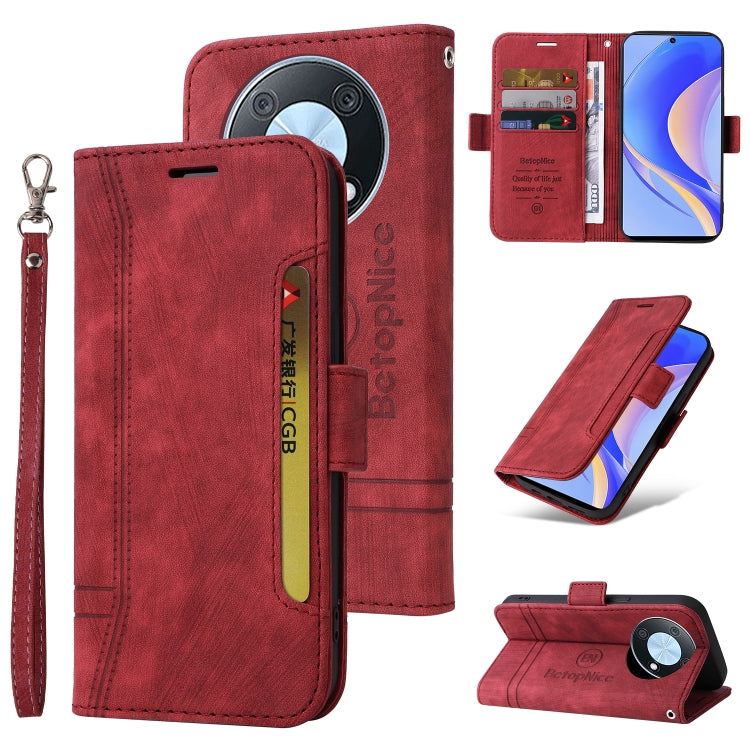 BETOPNICE Custodia per telefono in pelle con fibbia a doppio lato, For Xiaomi 12T / 12T Pro / K50 Ultra, For Xiaomi Redmi A1 4G, For Huawei nova Y70 / Y70 Plus / Enjoy 50, For Huawei nova Y90 / Enjoy 50 Pro