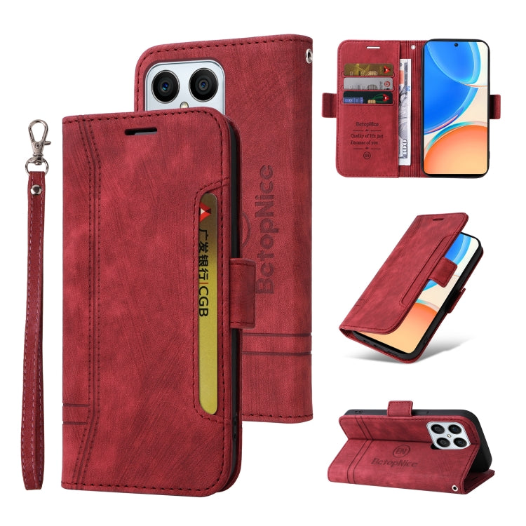 BETOPNICE Custodia per telefono in pelle con fibbia a doppio lato, For Samsung Galaxy A14 5G, For Honor X8 5G / X6, For Samsung Galaxy S23 5G, For OPPO A17