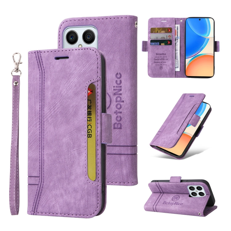 BETOPNICE Custodia per telefono in pelle con fibbia a doppio lato, For Samsung Galaxy A14 5G, For Honor X8 5G / X6, For Samsung Galaxy S23 5G, For OPPO A17