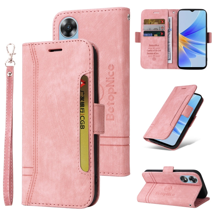BETOPNICE Custodia per telefono in pelle con fibbia a doppio lato, For Samsung Galaxy A14 5G, For Honor X8 5G / X6, For Samsung Galaxy S23 5G, For OPPO A17