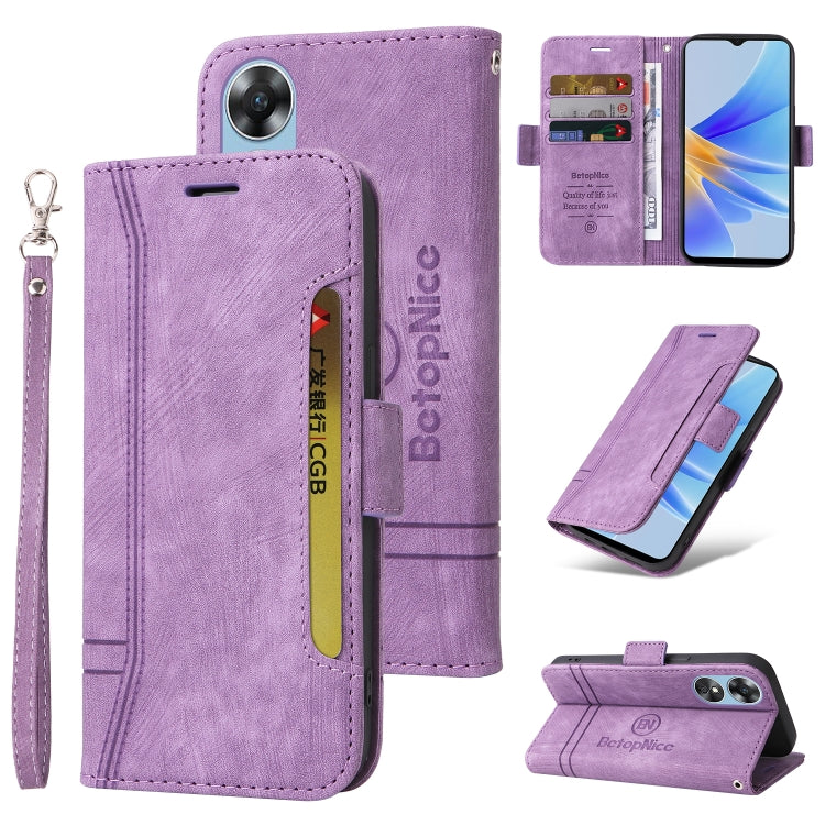 BETOPNICE Custodia per telefono in pelle con fibbia a doppio lato, For Samsung Galaxy A14 5G, For Honor X8 5G / X6, For Samsung Galaxy S23 5G, For OPPO A17