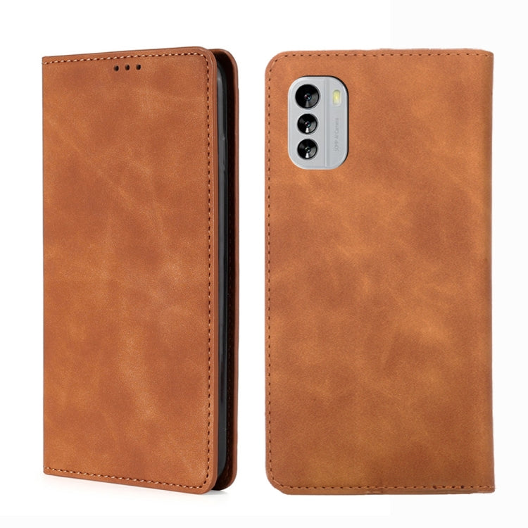 Custodia per telefono in pelle con vibrazione orizzontale magnetica Skin Feel, For Motorola Moto E22/E22i, For Samsung Galaxy A04, For Nokia G60 5G, For Honor X8 5G/X6
