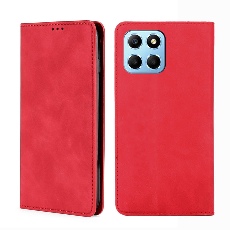 Custodia per telefono in pelle con vibrazione orizzontale magnetica Skin Feel, For Motorola Moto E22/E22i, For Samsung Galaxy A04, For Nokia G60 5G, For Honor X8 5G/X6