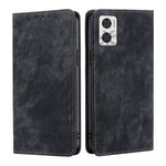 Custodia per telefono in pelle magnetica con spazzola antifurto RFID, For Motorola Moto E22/E22i, For Samsung Galaxy A04, For Nokia G60 5G, For Honor X8 5G/X6