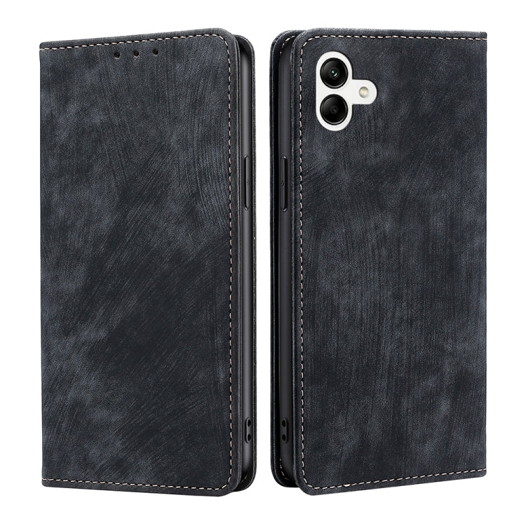 Custodia per telefono in pelle magnetica con spazzola antifurto RFID, For Motorola Moto E22/E22i, For Samsung Galaxy A04, For Nokia G60 5G, For Honor X8 5G/X6