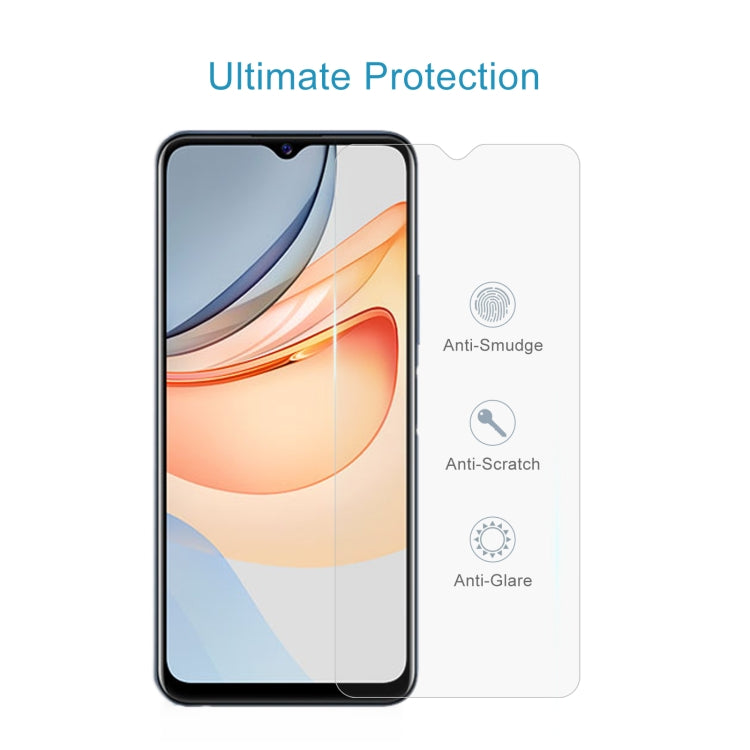 Pellicola in vetro temperato 10 pezzi 0,26 mm 9H 2,5D, For vivo Y32s (10 PCS), For UMIDIGI A13 Pro Max 5G (10 PCS), For Samsung Galaxy A22e (10 PCS), For OUKITEL WP19 (10 PCS)