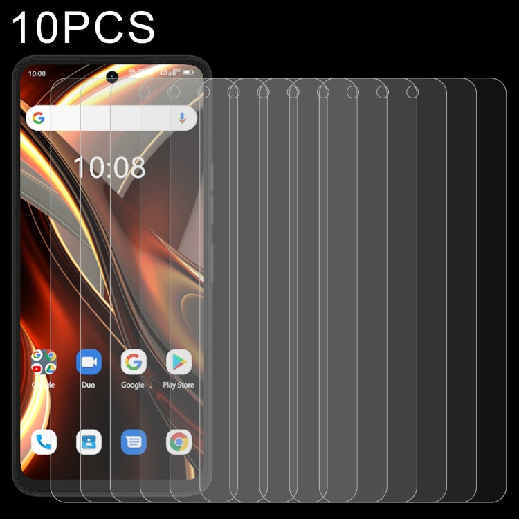 Pellicola in vetro temperato 10 pezzi 0,26 mm 9H 2,5D, For vivo Y32s (10 PCS), For UMIDIGI A13 Pro Max 5G (10 PCS), For Samsung Galaxy A22e (10 PCS), For OUKITEL WP19 (10 PCS)