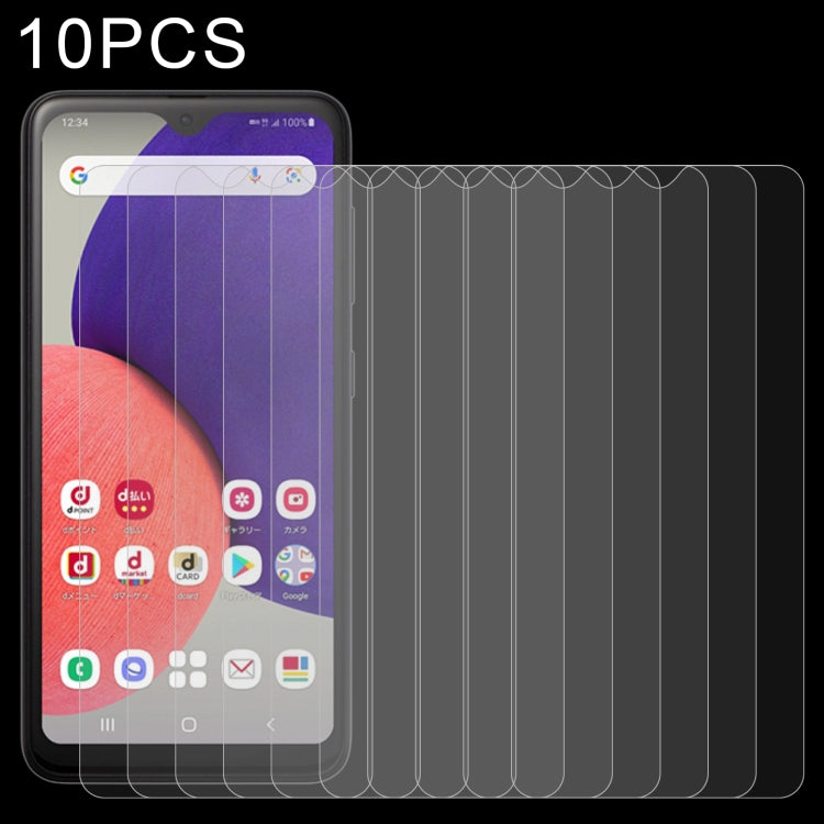 Pellicola in vetro temperato 10 pezzi 0,26 mm 9H 2,5D, For vivo Y32s (10 PCS), For UMIDIGI A13 Pro Max 5G (10 PCS), For Samsung Galaxy A22e (10 PCS), For OUKITEL WP19 (10 PCS)