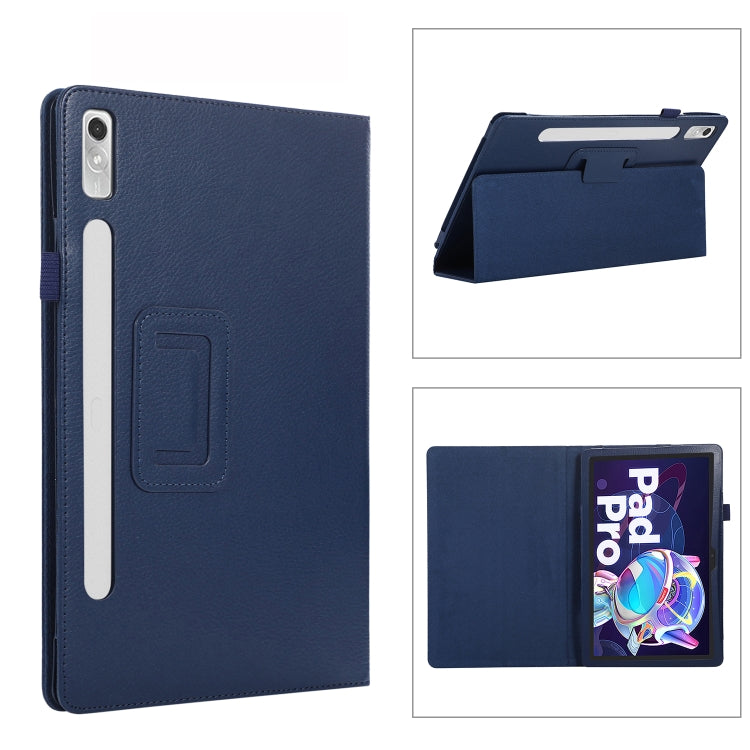 Custodia per tablet in pelle con texture Litchi con supporto, For Lenovo Tab P11 Pro Gen 2, For Xiaomi Pad 5 Pro 12.4