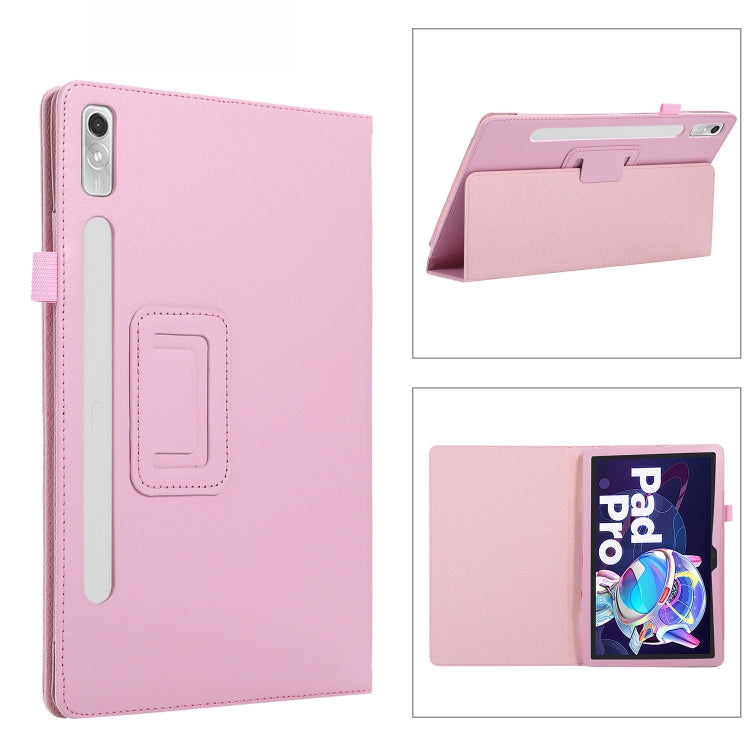 Custodia per tablet in pelle con texture Litchi con supporto, For Lenovo Tab P11 Pro Gen 2, For Xiaomi Pad 5 Pro 12.4