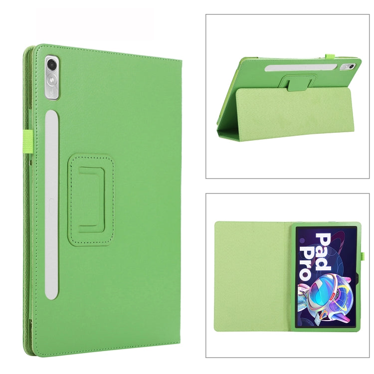 Custodia per tablet in pelle con texture Litchi con supporto, For Lenovo Tab P11 Pro Gen 2, For Xiaomi Pad 5 Pro 12.4