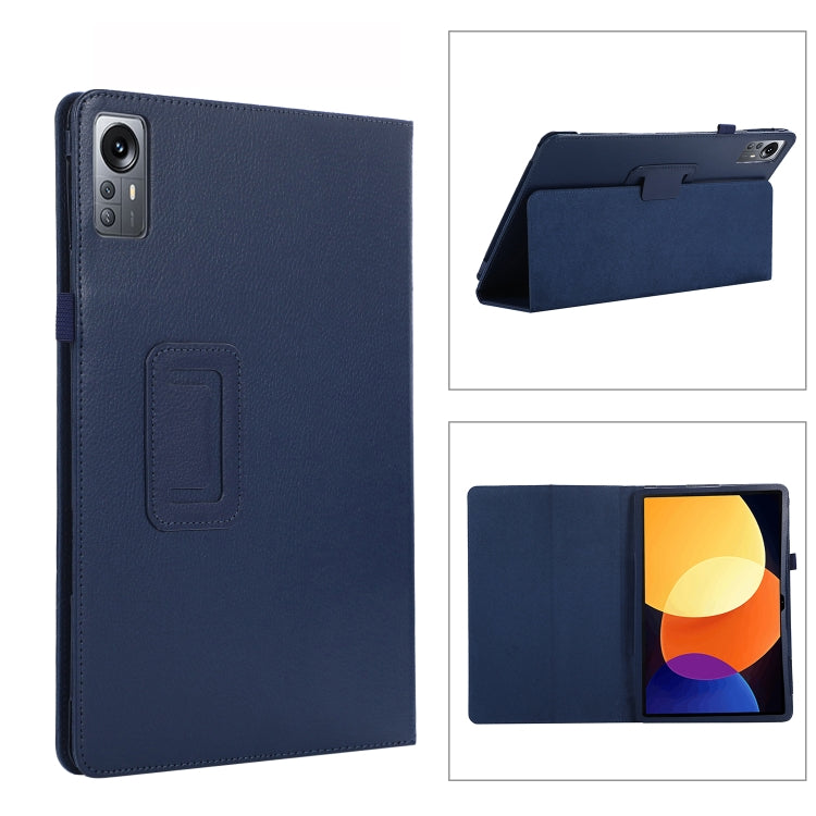 Custodia per tablet in pelle con texture Litchi con supporto, For Lenovo Tab P11 Pro Gen 2, For Xiaomi Pad 5 Pro 12.4