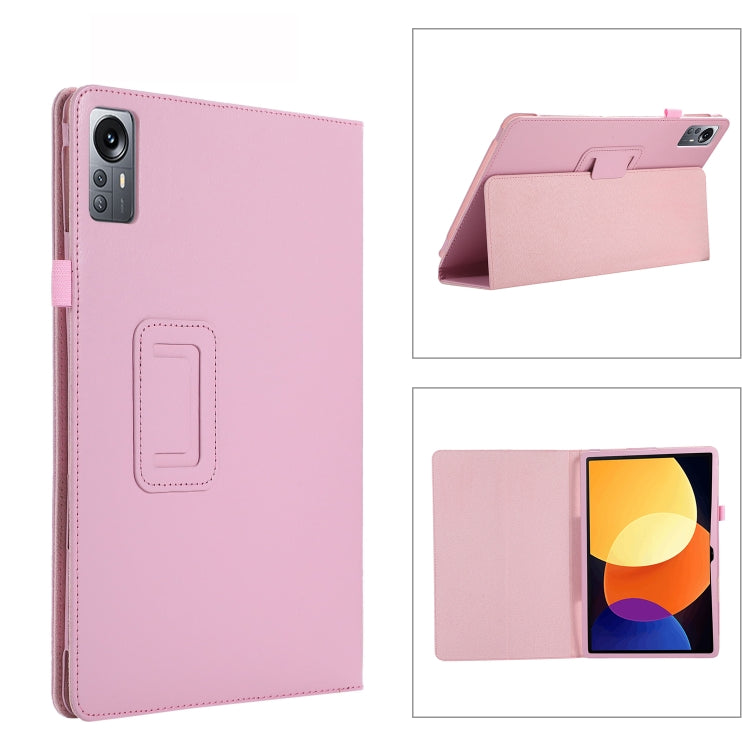 Custodia per tablet in pelle con texture Litchi con supporto, For Lenovo Tab P11 Pro Gen 2, For Xiaomi Pad 5 Pro 12.4