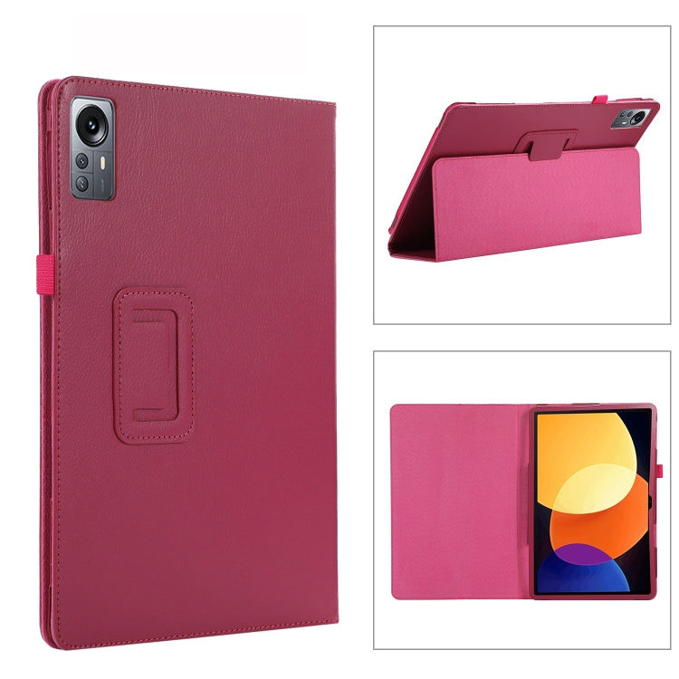 Custodia per tablet in pelle con texture Litchi con supporto, For Lenovo Tab P11 Pro Gen 2, For Xiaomi Pad 5 Pro 12.4