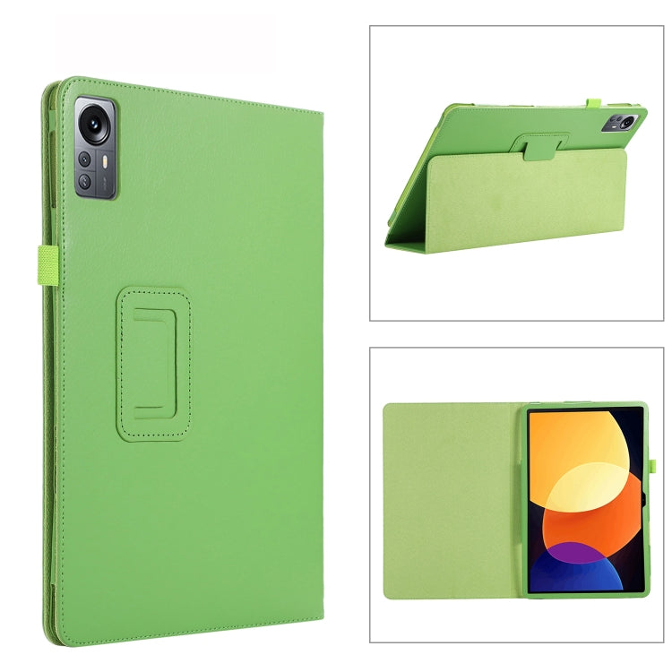Custodia per tablet in pelle con texture Litchi con supporto, For Lenovo Tab P11 Pro Gen 2, For Xiaomi Pad 5 Pro 12.4
