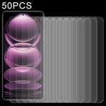 50 pellicole in vetro temperato 0,26 mm 9H 2,5D, For Xiaomi Redmi Note 12 China / Note 12 Global (50 PCS), For Xiaomi Redmi Note 12 Pro / 12 Pro+ / 12 Explorer / Note 12 Pro Speed (50 PCS)