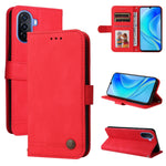Custodia per telefono in pelle con bottone in metallo con albero della vita Skin Feel, For Huawei nova Y70 / Y70 Plus / Enjoy 50, For Huawei nova Y90 / Enjoy 50 Pro, For Honor X8 5G / X6, For OPPO A17