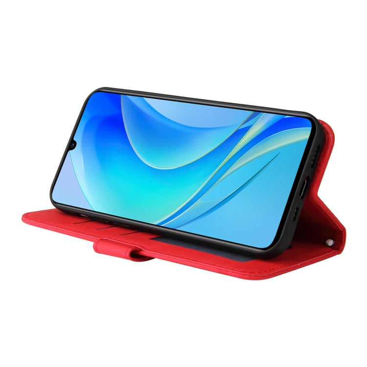 Custodia per telefono in pelle con bottone in metallo con albero della vita Skin Feel, For Huawei nova Y70 / Y70 Plus / Enjoy 50, For Huawei nova Y90 / Enjoy 50 Pro, For Honor X8 5G / X6, For OPPO A17